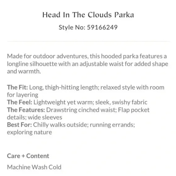 Free People Head In The Clouds Parka - Picture 6 of 7